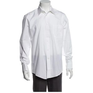 CHRISTIAN DIOR | white button up